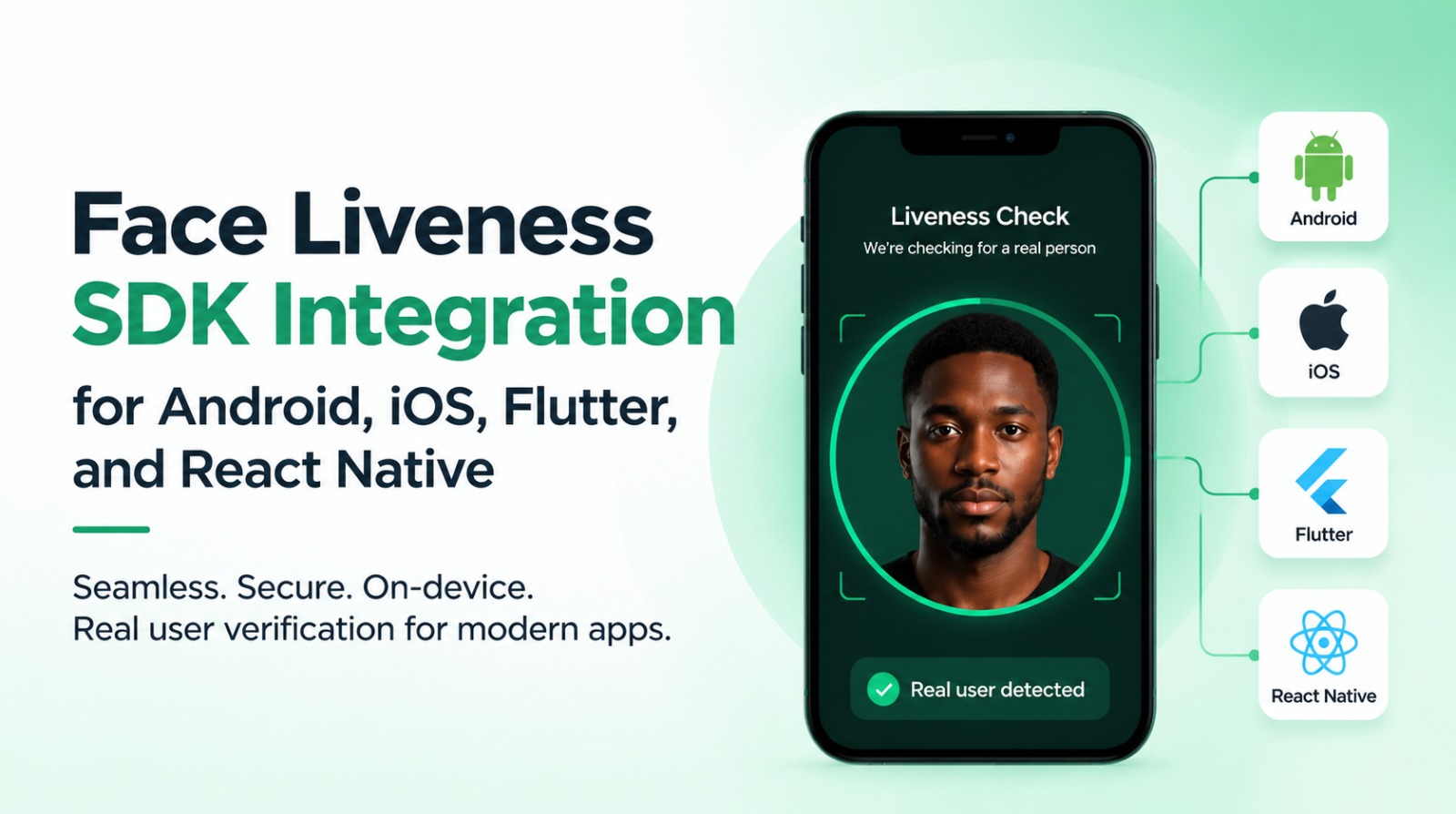 Face Liveness SDK Integration for Android, iOS, Flutter, and React Native