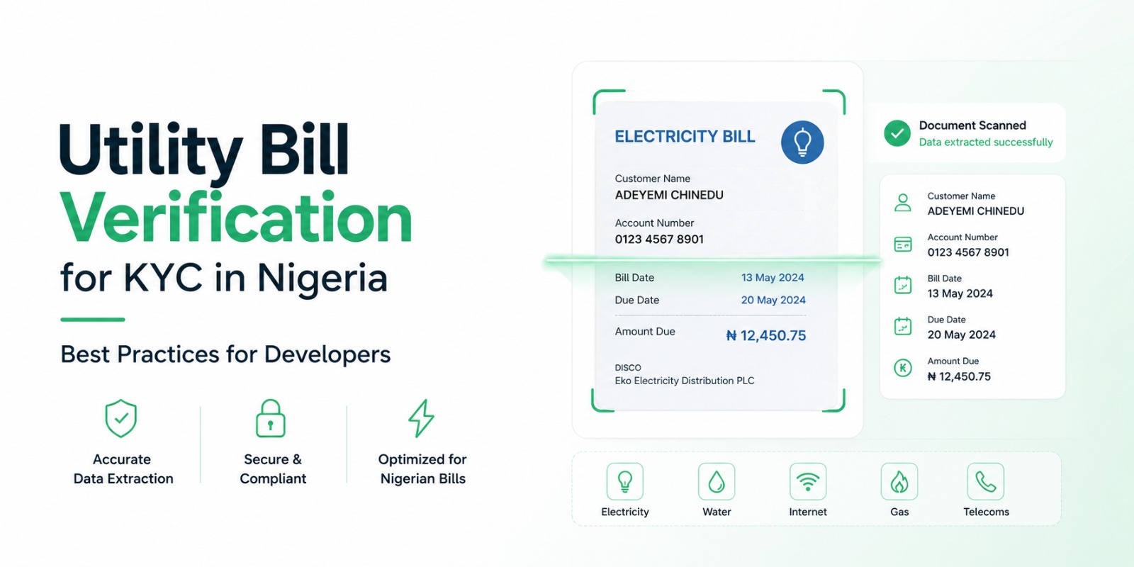 Utility Bill Verification for KYC in Nigeria - Best Practices for Developers